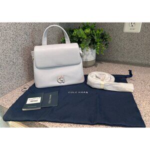 Cole Haan Mini Collect Satchel Heather Grand Series Leather Handbag Dust Bag
